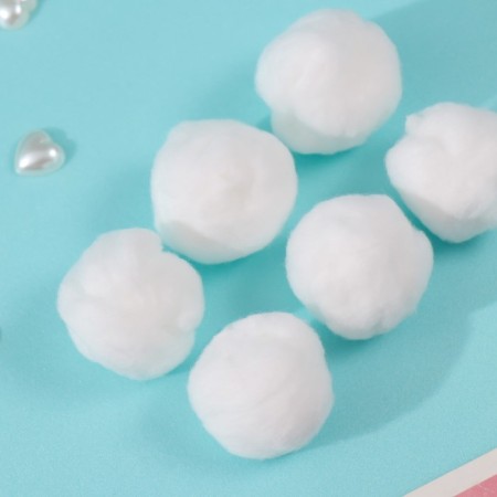 Balls cotton white 50 pcs-2