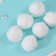 Balls cotton white 50 pcs