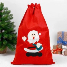 Bag of Santa Claus, with applique, 40 × 60 cm