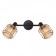 Sconces Citilux "Taverna" CL542622, 34x18 cm, 2x60W, E14, Black Color Black