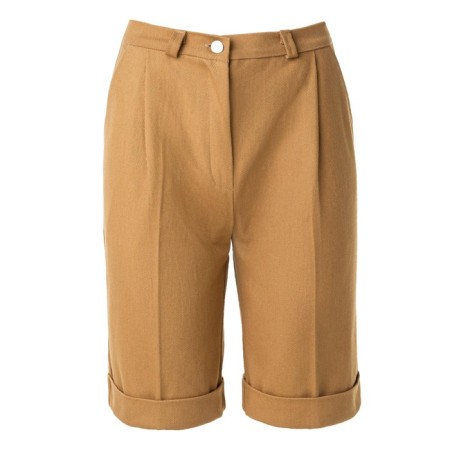 Shorts Women Bermuda Minaku: Enjoy, Brown color, rr 42-4