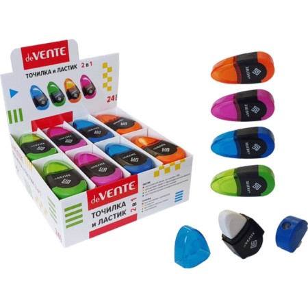 Zapochilok 2 in 1, 1 hole with a container and divente eraser