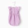 Body with ruffles crumb I am "Muslin", height 68-74 cm, lilac color