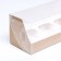 Packaging for 3 cupcake with a window, craft, 25 x 10 x 10 cm