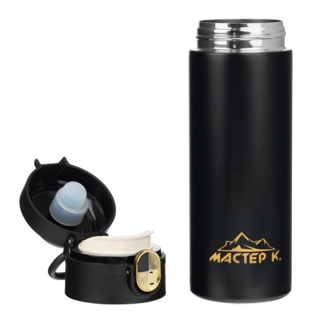 Thermal circle, 420 ml, Simple "Master K", retains heat up to 8 hours, black-3