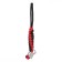 A keychain is a label for a Hellbo knife from a paracord, black and red
