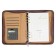 Organizer on the rings A5, 100 sheets ruler, with a calculator, on a zipper, brown