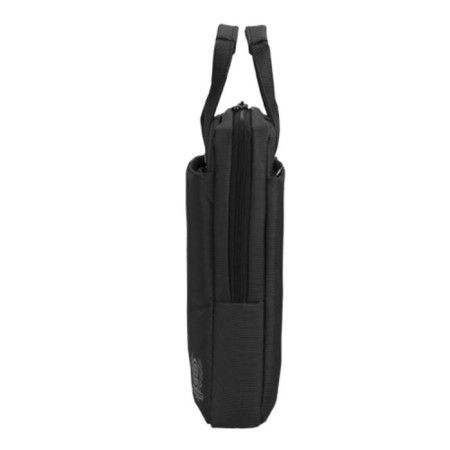Business bag, lightning department, external pocket, black color-2