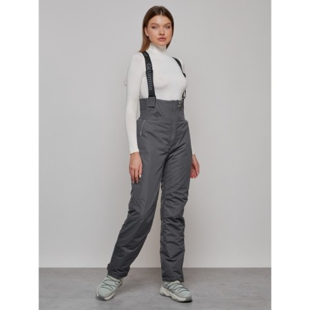 Semicunners of women's winter, size 44, dark gray color-2