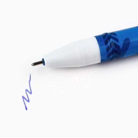 PEC PLACK WRITE-WRITIRY WITH A COVER "From February 23", Blue Paste, Gel 0.5 mm-1