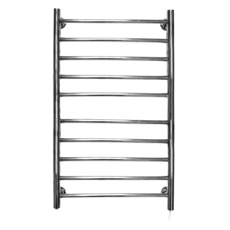 Domoterm electric heated towel rail "Aurora" 109-10, 500 x 900 mm, 10 crossbars, rights