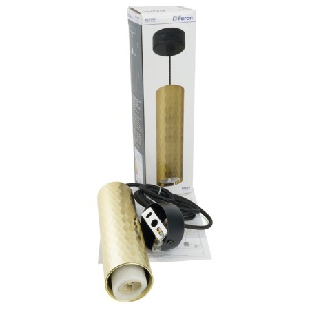 Ceiling Feron Feron ML1888, IP20, GU10, 35 W, 55x55x200 mm, black/gold color-10
