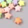 Decor for creativity Plastic "Puffy Star" matte mix 1.7x1.7 cm