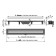 Alcadrain EKO AG100201550 drainage groove, with thresholds for a perforated lattice, 550 mm 1026