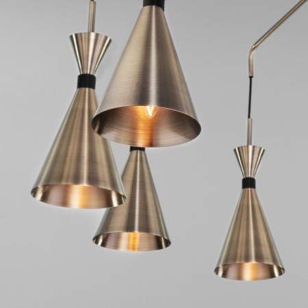 Люстра в стиле лофт Glustin, 60Вт, E14, 95x95x65 см-1
