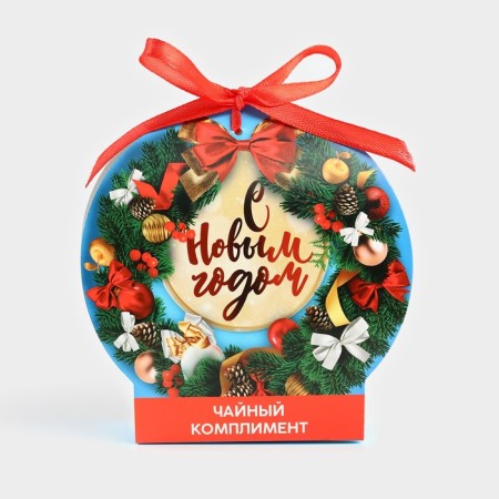 New Year! Gift tea "Happy New Year" Assorted, 12.6 g (7 bags x 1.8 g).-3
