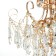 Chandelier 6x60W E27 +LED PDD Gold 56x56x47cm SVK