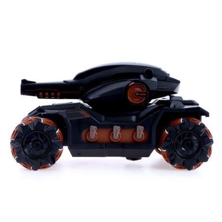 Radio controlled tank Fighter, 4WD, gesture control, shoots gel bullets, black and brown color-2