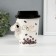 Pig a piggy bank Coal with coffee 10.2x12.8x14.2 cm
