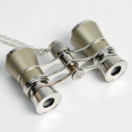 Theater binoculars 3x25, chrome, beige color, Mix packaging-9