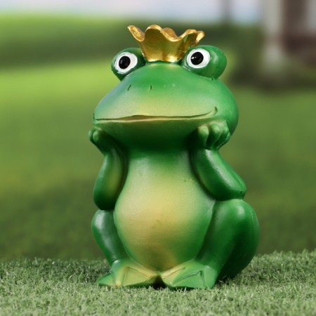 Garden figure "Princess Frog" 9x18x17cm-1
