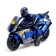 Inertial motorcycle "Sports", with a racer, color mix