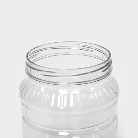 Bank for storing products, plastic, 2 l, color mix-3