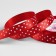 Satin tape "Golshek", 15 mm × 23 ± 1 m, color red No. 026