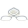 LED lamp 60W 4800m 3000K-6500K, size 51x51x8.5 cm