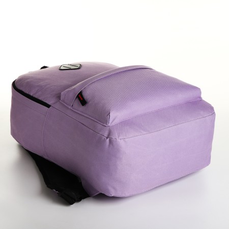 Youth backpack on lightning, external pocket, lilac color-4