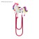 The bookmark is large 11 cm "Unicorn", mix