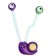 Developing toy "Snail" Light, Mix Colors