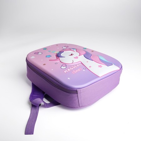 Baby backpack on lightning, lilac color-4