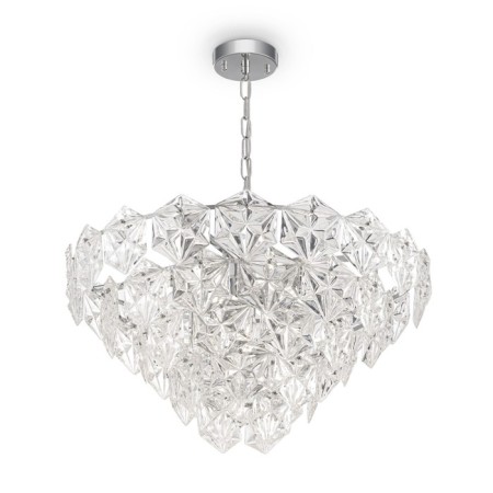 Suspended lamp 60W, 12khe14, 38x63 cm, chrome