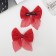 Hair clip "Marta" (set 2 pcs) overflow, 7.5 cm, red