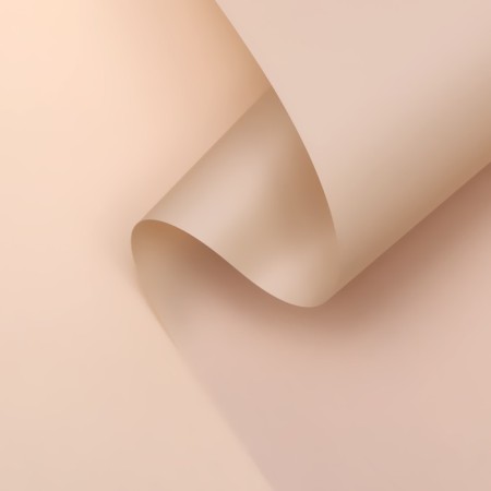 Flower film, matte, coffee with milk, 0.58 x 10 m