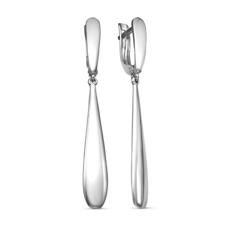 Hanging earrings "drop", echoing with oxidation