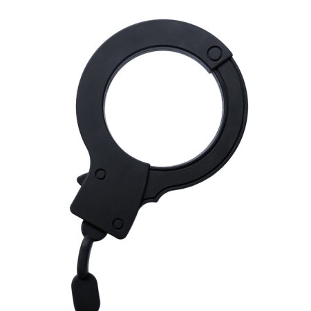 Handcuffs, silicone, black, 33 cm-6