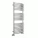 Water towel Terminus "Capri" P17, 500x1200 mm, lower connection, chrome