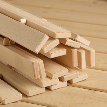 Rug-lane for a bath, wooden, 45x100 cm-1