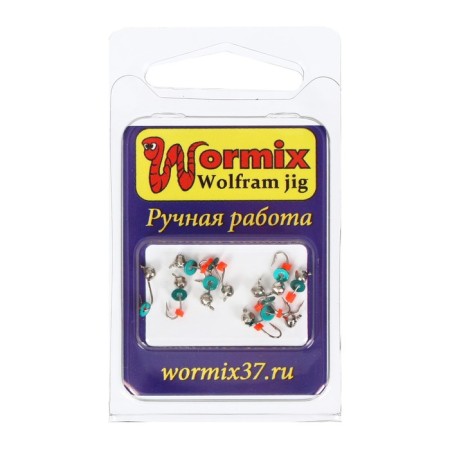 Mormyshka fraction (galvanic silver), weight 0.2 g, size 2.5-1
