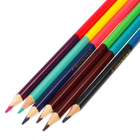 Color pencils, 12 colors, bilateral, puppy patrol-5