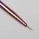 Brush for extensing and design of nails, bilateral, petal/point, 18 cm, rainbow color