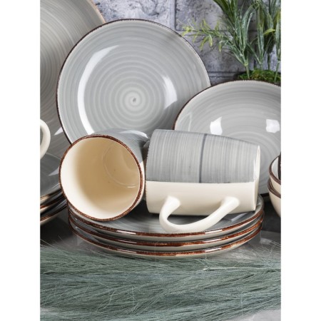 Elrington table set “Airgraph. Light graphite ", 16 items-2