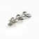 Hair hairpin Magic silver, 5.5 x 2 cm