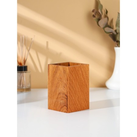 ADELICA tablet stand, 12 × 8 × 8 cm, oak-2