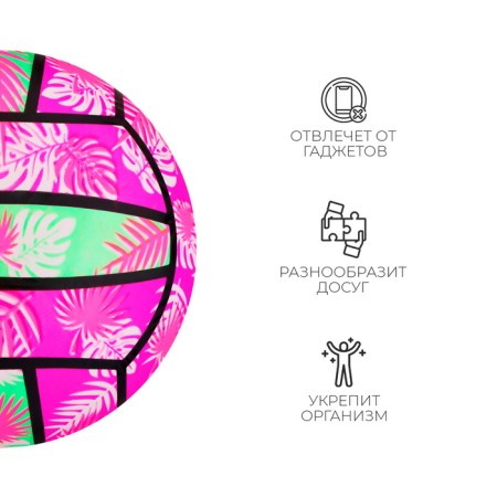 Children's ball "Volleyball", D = 22 cm, 60 g-2
