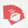 Laccock homework label, 70 × 70 mm, pink