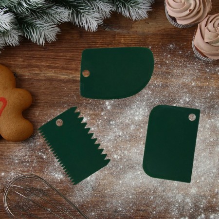A set of confectionery spatulas “Miracles happen”, 11.5 × 8 cm, 11.2 × 6.5 cm, 10 × 7 cm, 3 pcs-2