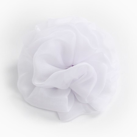 Outlet. Bant for hair on elastic band, white, 13 cm, princesses-2